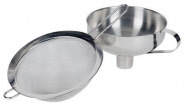 Kisag Stainless steel funnel with sieve insert ø 16 cm