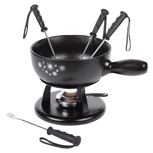 Kaltenbach Fondueset Ski schwarz 