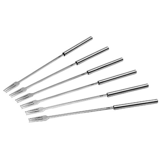 Stöckli Fondue Fork Inox 6 pieces