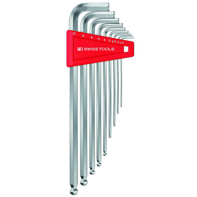 Hex wrench set PB 212LH10 9-piece plastic holder