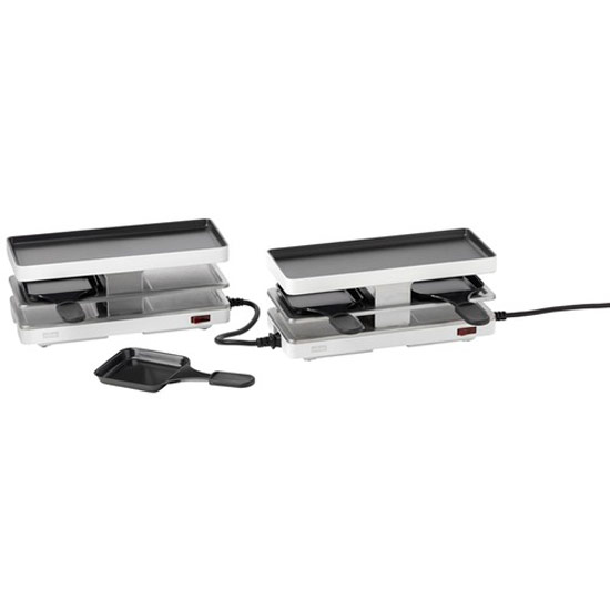 Stöckli Raclettegrill Twinboard Set white