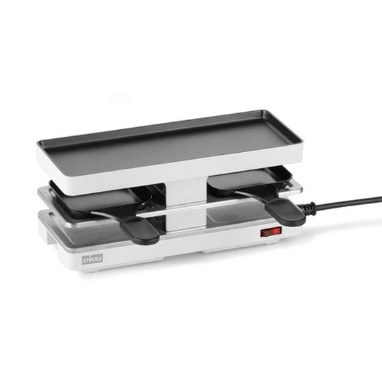 Stöckli Raclettegrill Twinboard Base white