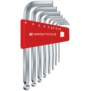 Hex key set PB 212 H 5 6-piece plastic holder