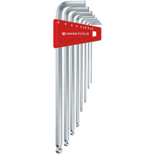 Hex key set PB 212 LH6 6-piece plastic holder