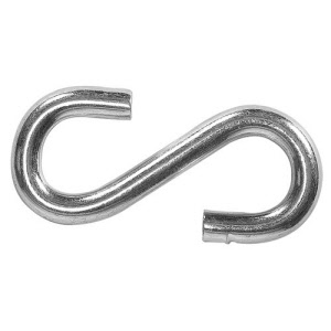 Meister S-hook galvanized 6x44mm