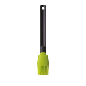Silicone brush green plastic handle 27cm